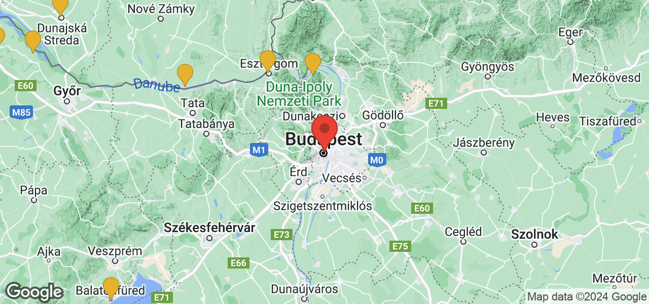 Mapa Budapest